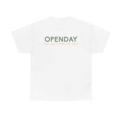 Openday - Don't Waste Your Time, Use It - Heavy Cotton Tee