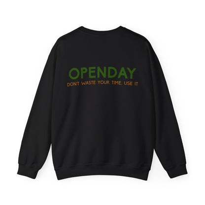 Openday - Don't Waste Your Time, Use It - Unisex Heavy Blend™ Crewneck Sweatshirt