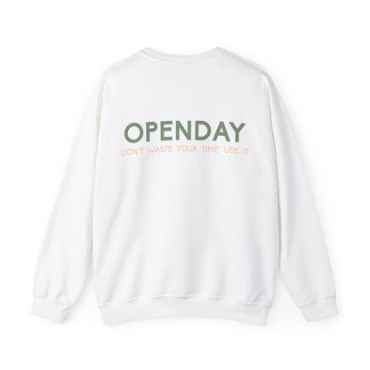 Openday - Don't Waste Your Time, Use It - Unisex Heavy Blend™ Crewneck Sweatshirt