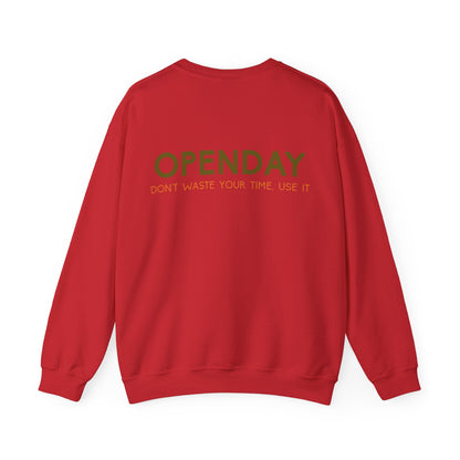Openday - Don't Waste Your Time, Use It - Unisex Heavy Blend™ Crewneck Sweatshirt