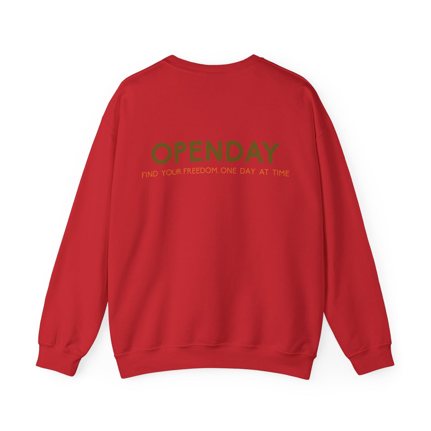 Openday - Find Your Freedom, One Day At Time - Unisex Heavy Blend™ Crewneck Sweatshirt