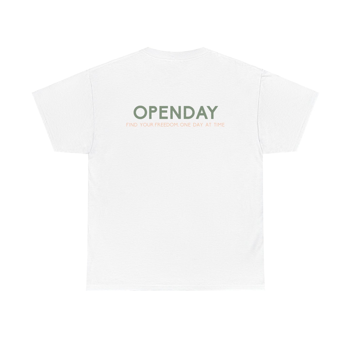 Openday - Find Your Freedom, One Day At Time - Heavy Cotton Tee