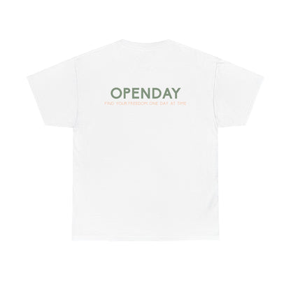 Openday - Find Your Freedom, One Day At Time - Heavy Cotton Tee